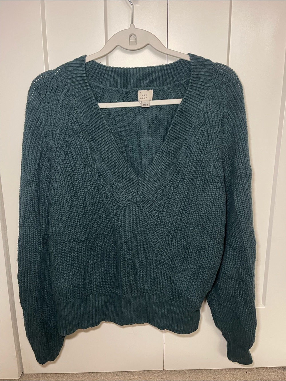 a new day V-Neck Chunky Knit Sweater